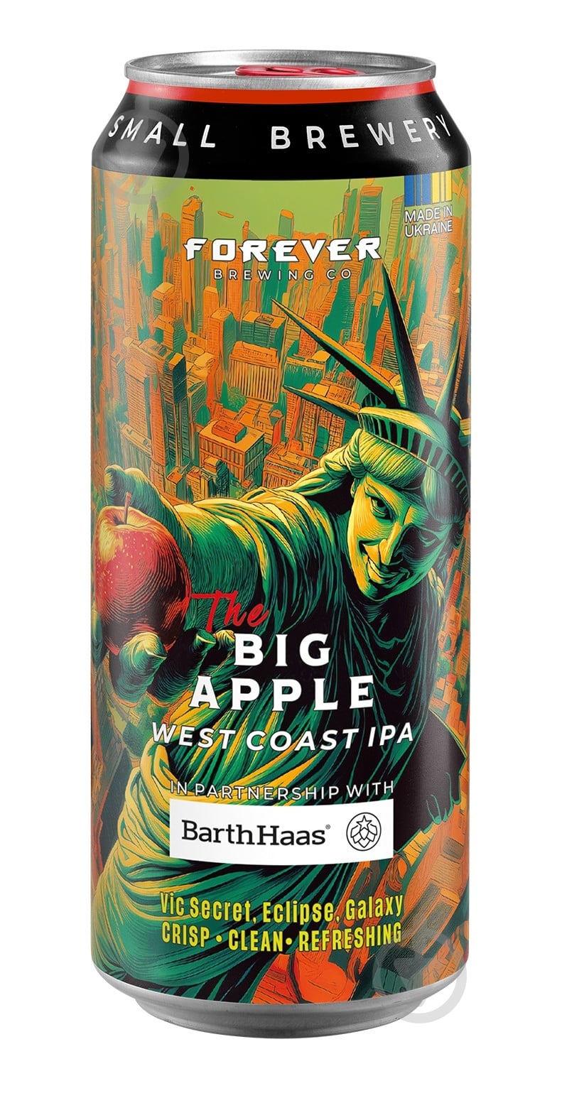 Пиво светлое Forever The Big Apple 0,5 л - фото 1