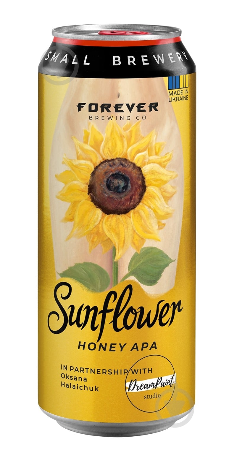Пиво светлое Forever SUNFLOWER 0,5 л - фото 1