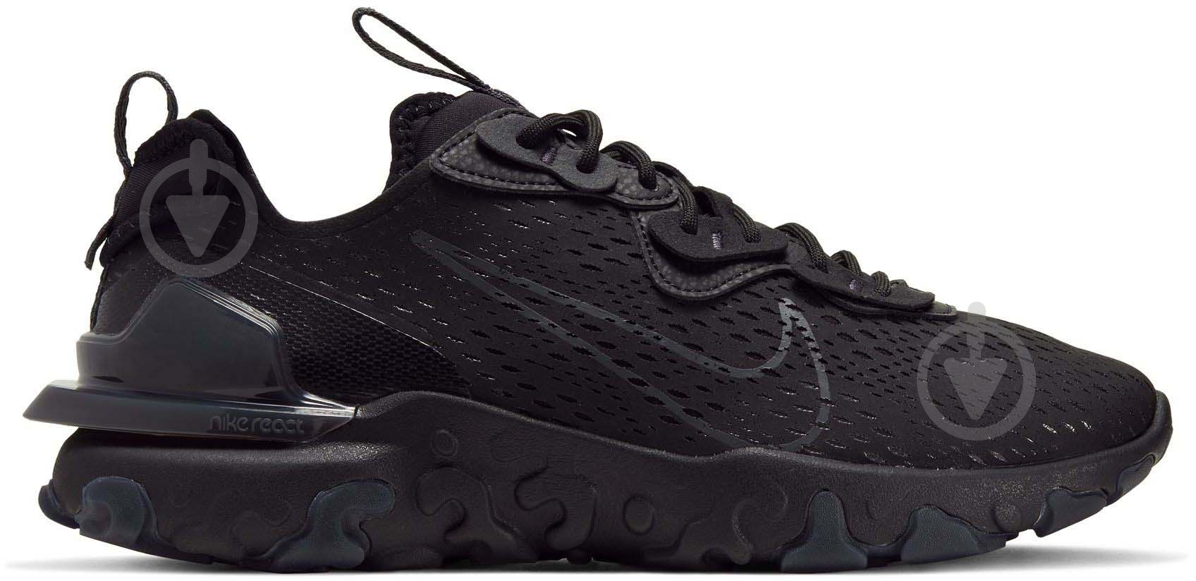 Кроссовки мужские демисезонные Nike REACT VISION CD4373-004 р.43 черные - фото 1