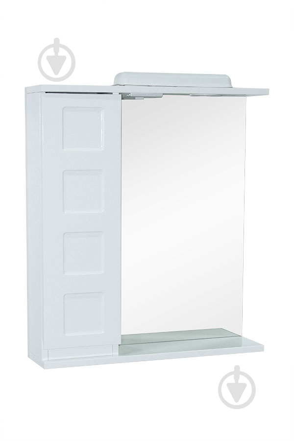 Зеркало ХАСТ Капри 55 + шкаф белый (лев) - фото 1