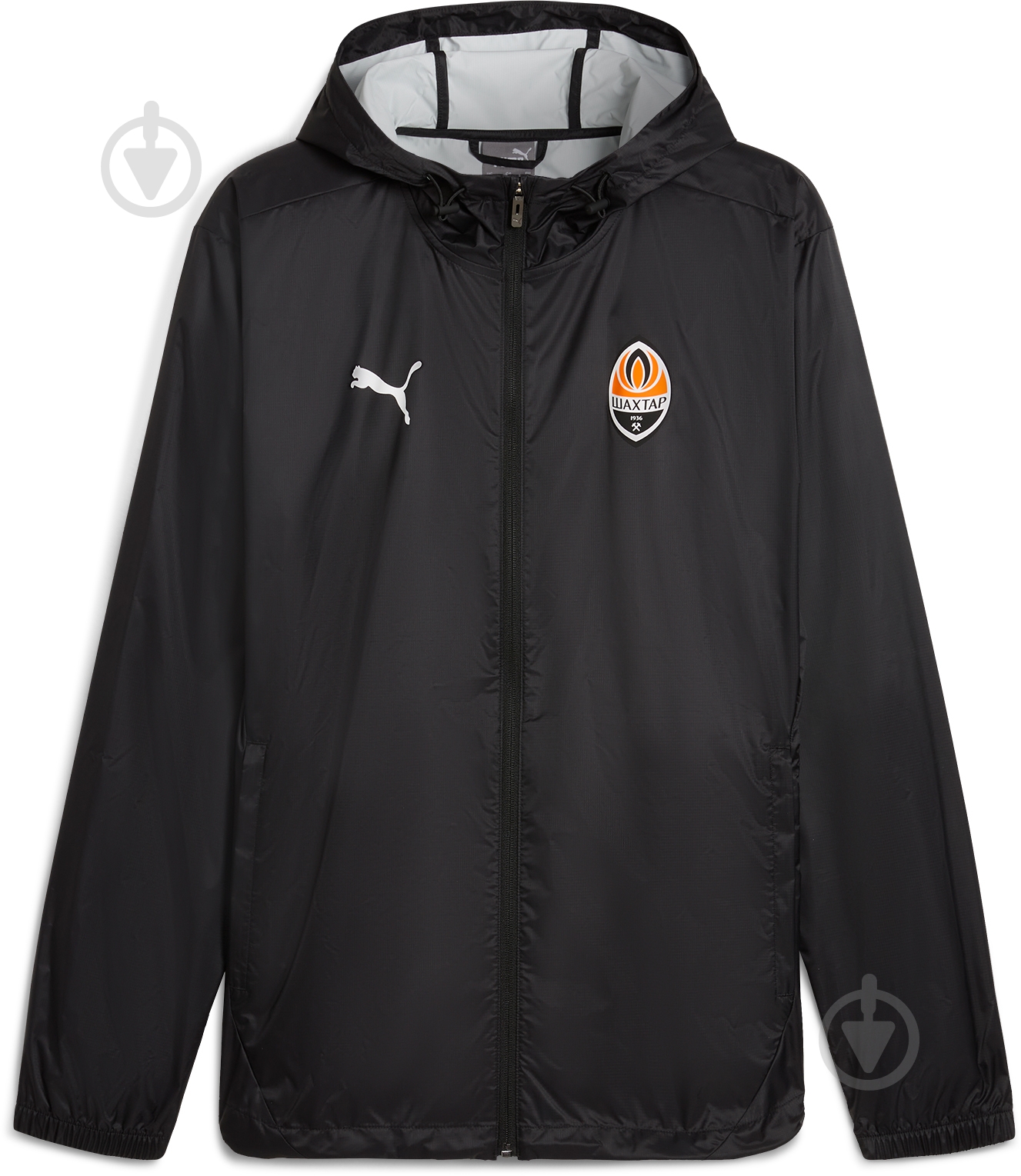 Куртка мужская демисезонная Puma FCSD ALL WEATHER JACKET 77785906 р.XS черная - фото 1 Куртка мужская демисезонная Puma FCSD ALL WEATHER JACKET 77785906 р.XS черная - фото 1