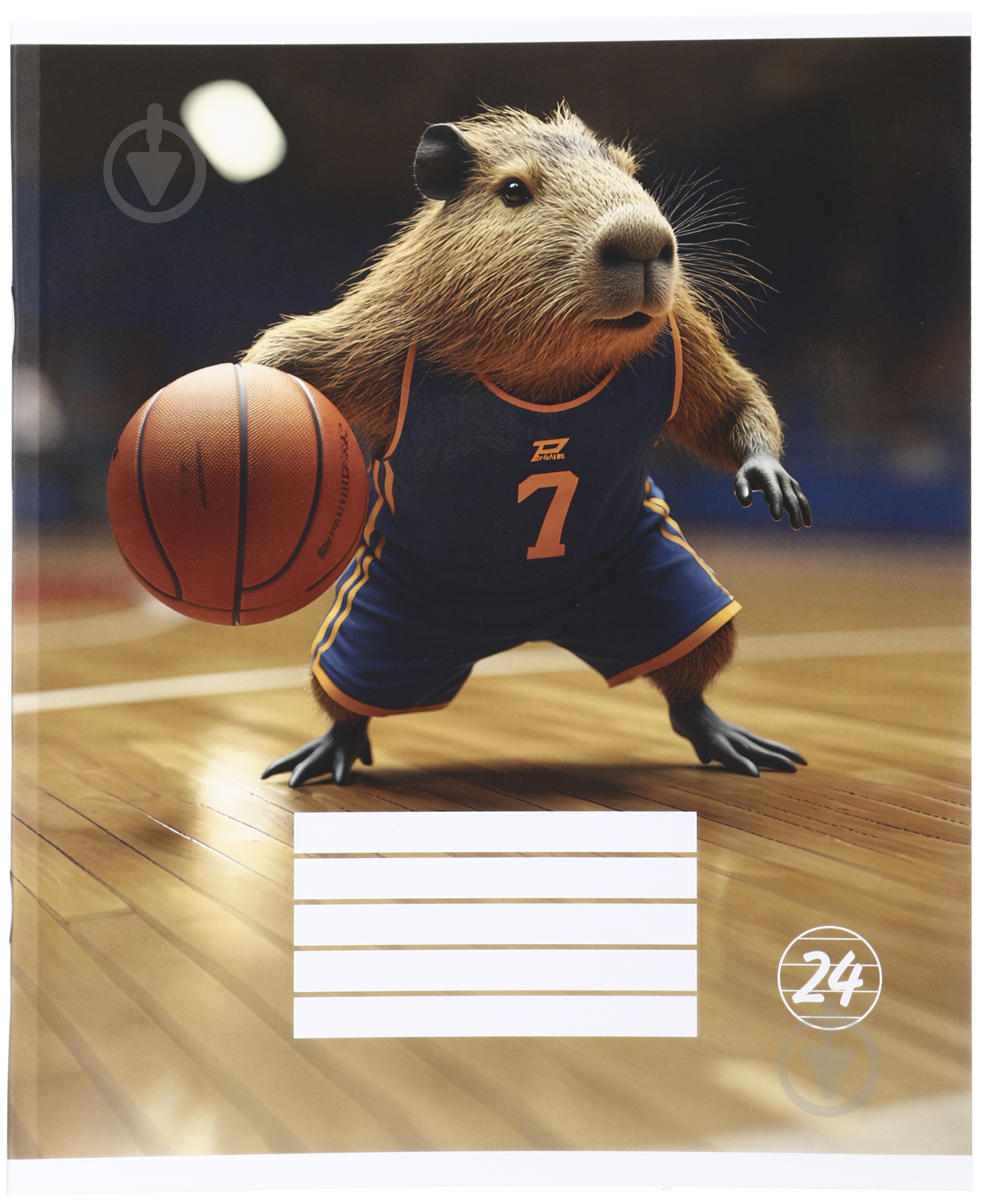 Зошит шкільний Capybara_25 24 аркуші в лінійку Nota Bene - фото 1