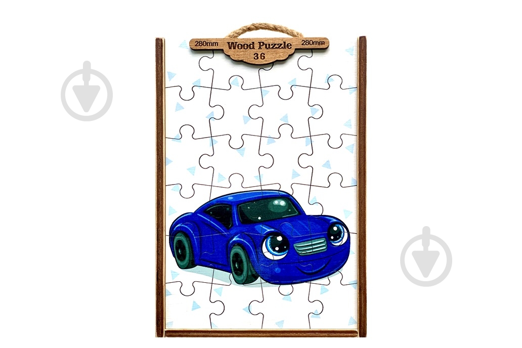 Пазлы деревянные Tatev Машинка - фото 1