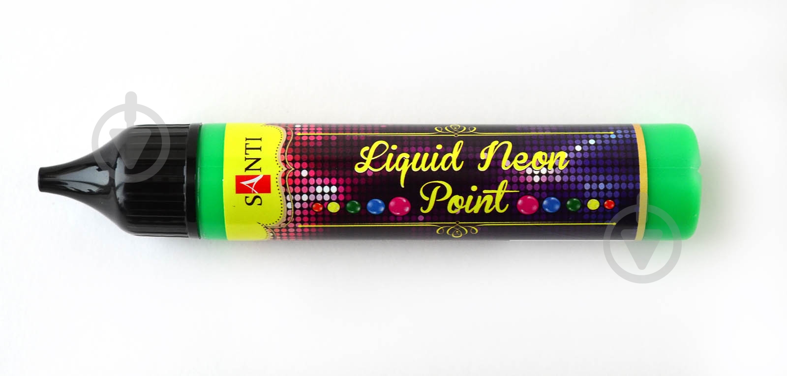 3D-гель Liquid neon gel зелений Santi 25 мл - фото 1