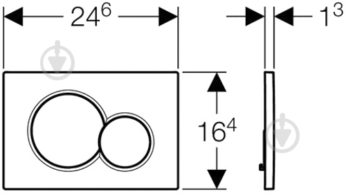 Панель смыва Geberit Sigma 01 (115.770.DT.5) - фото 2