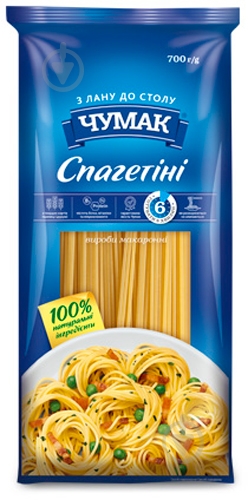 Макароны Чумак Спагетини 4823096003627 700 г - фото 1