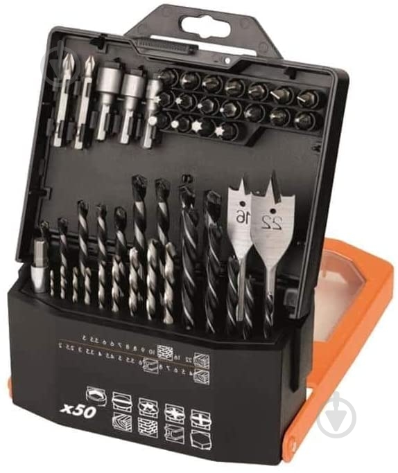 Набор бит AEG 50 шт. 4932430411 - фото 1
