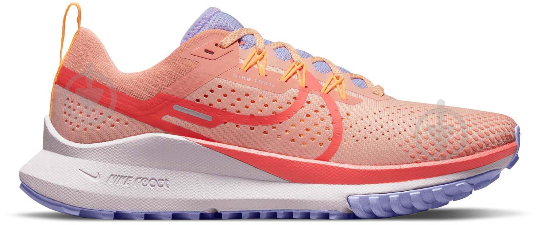 Кроссовки женские Nike REACT PEGASUS TRAIL 4 DJ6159-800 р.39 розовые - фото 1