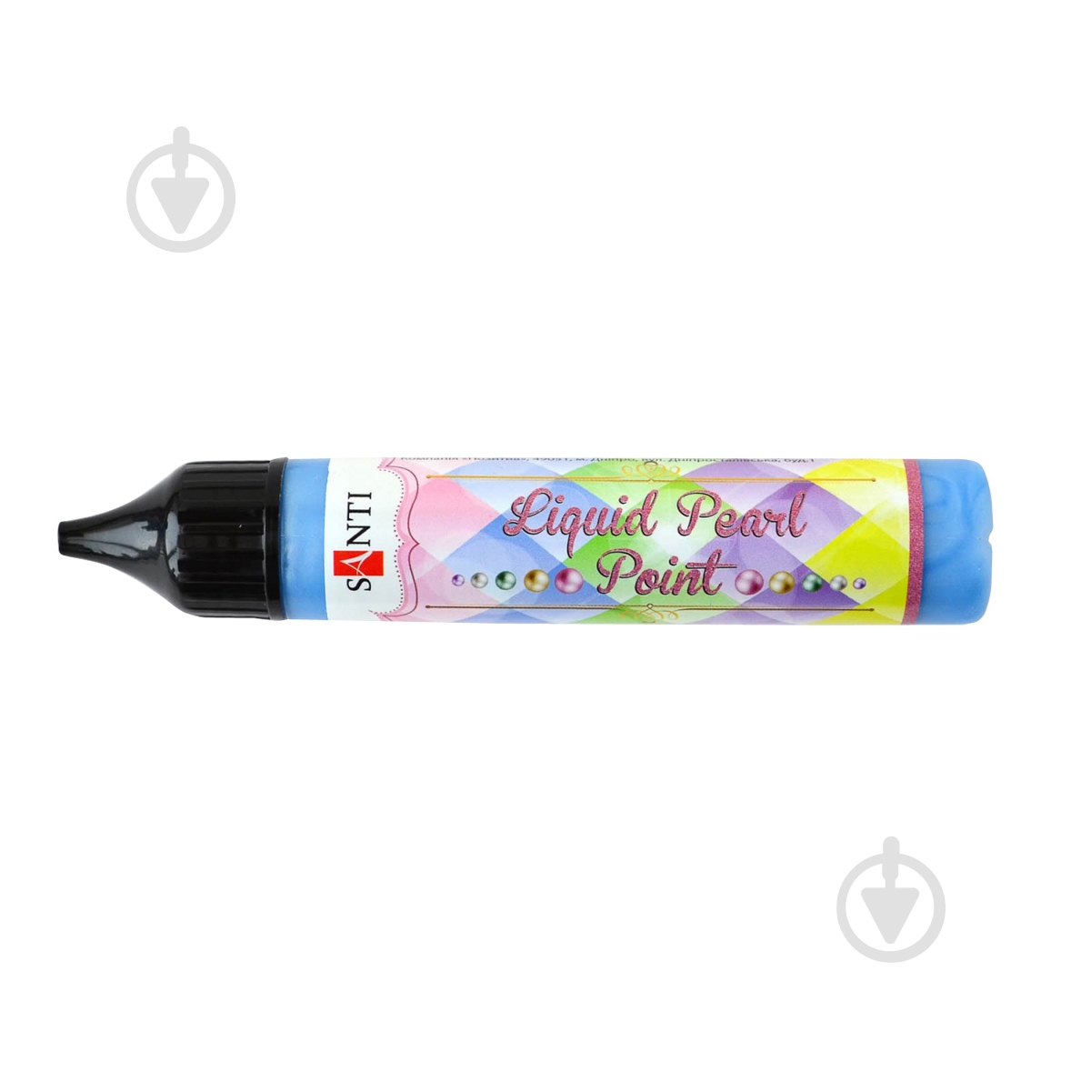 3D-гель Liquid pearl gel синий Santi 25 мл - фото 1