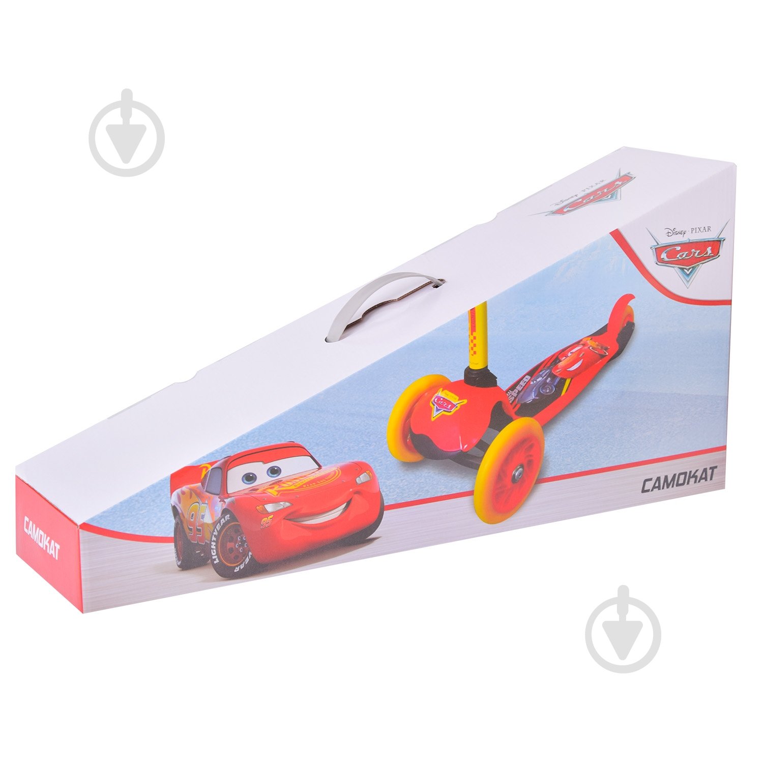 Самокат Disney Cars красный LS2114 - фото 5