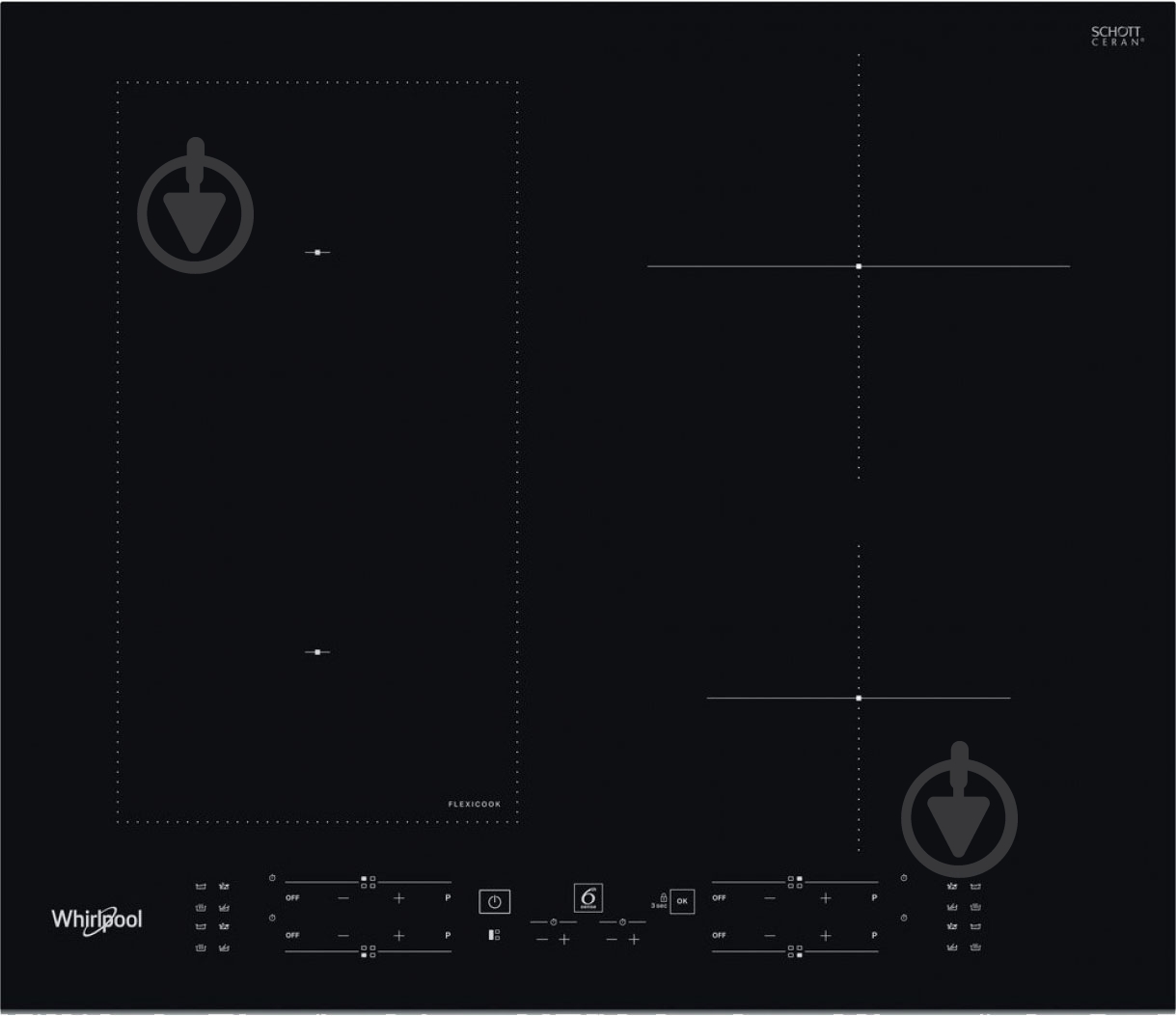 Варочная поверхность электрическая Whirlpool WL B1160 BF - фото 1 Варочная поверхность электрическая Whirlpool WL B1160 BF - фото 1