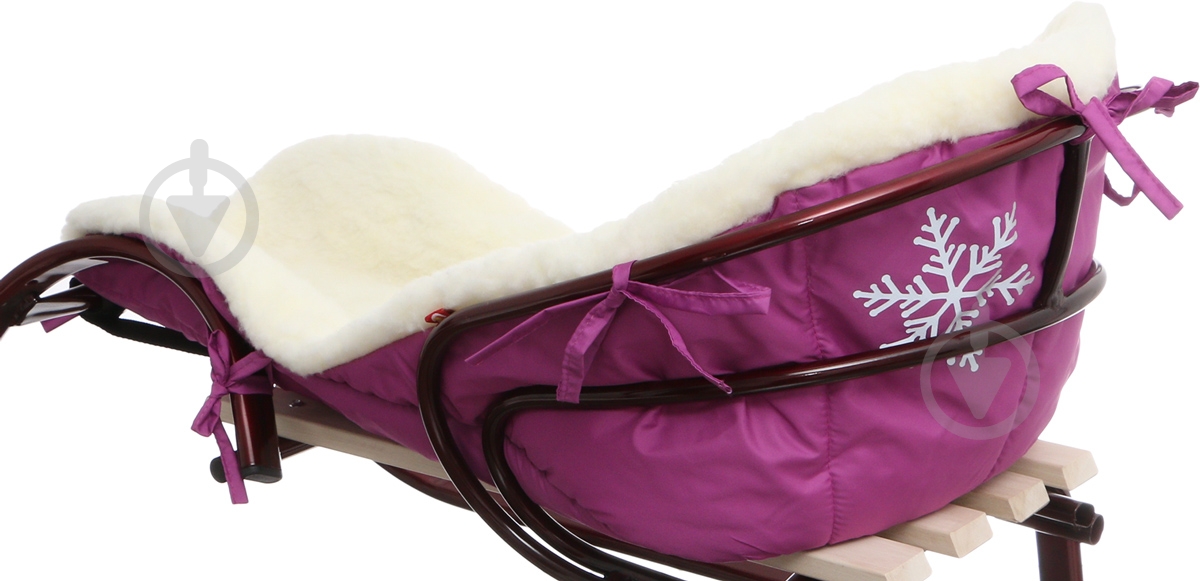 Матрас для санок бузковий - фото 2