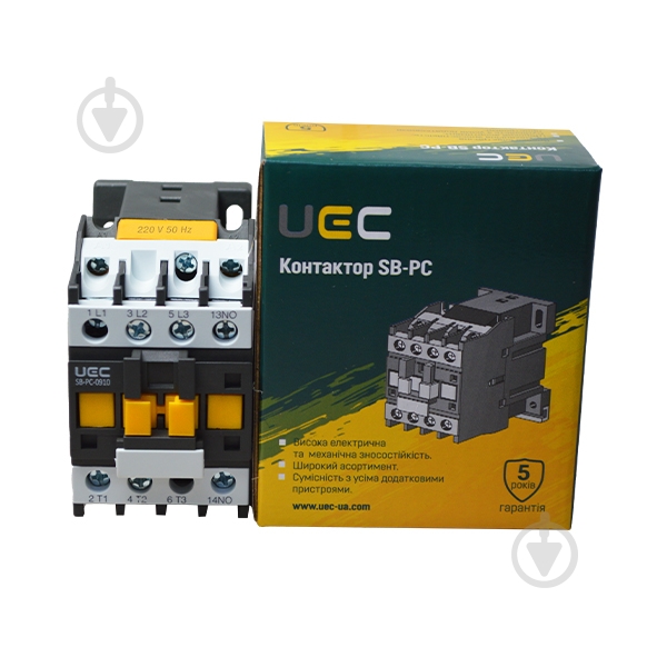 Контактор UEC SB-РC PC1-SB-009-220-10 - фото 2