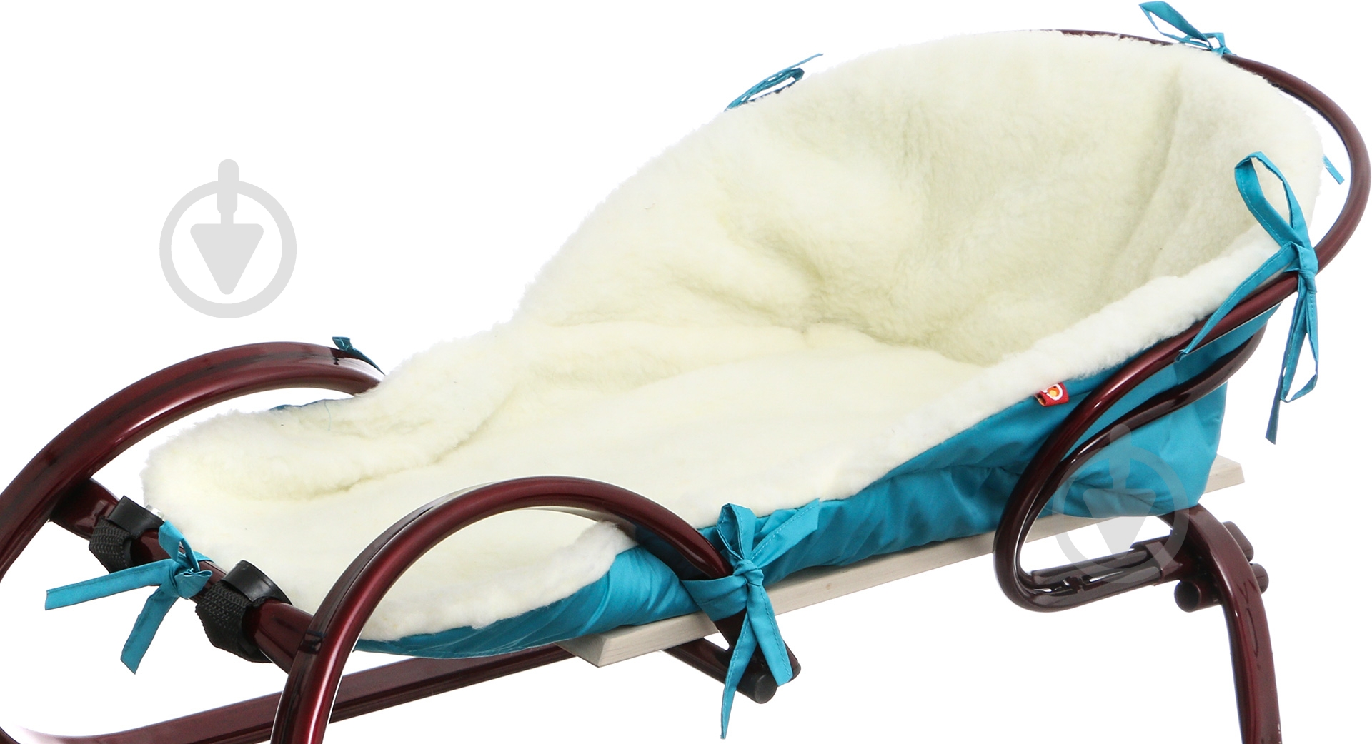 Матрас для санок бірюзовий - фото 1 Матрас для санок бірюзовий - фото 1