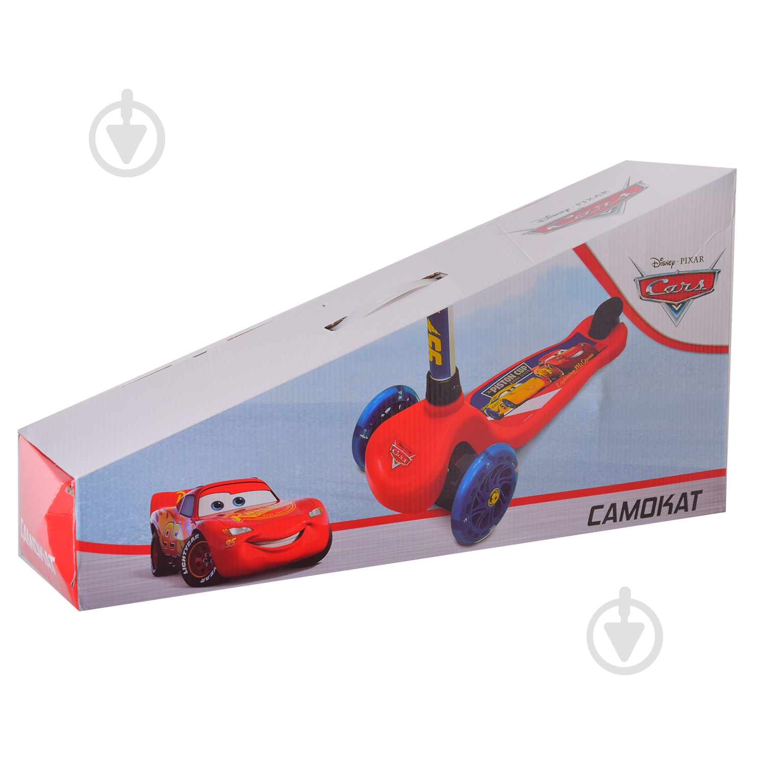 Самокат Disney Cars красный LS2213 - фото 9