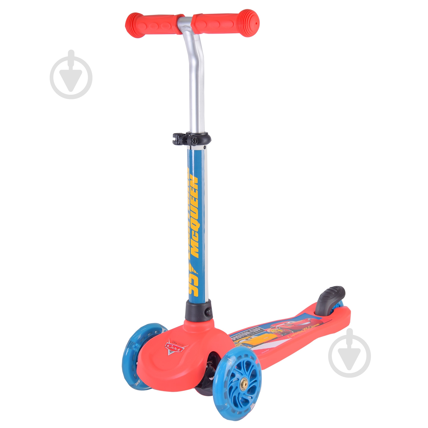 Самокат Disney Cars красный LS2213 - фото 3