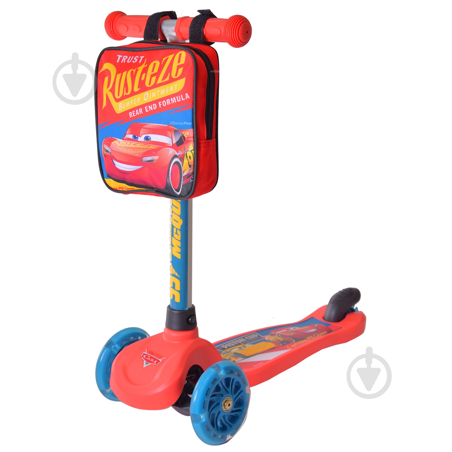 Самокат Disney Cars красный LS2213 - фото 2