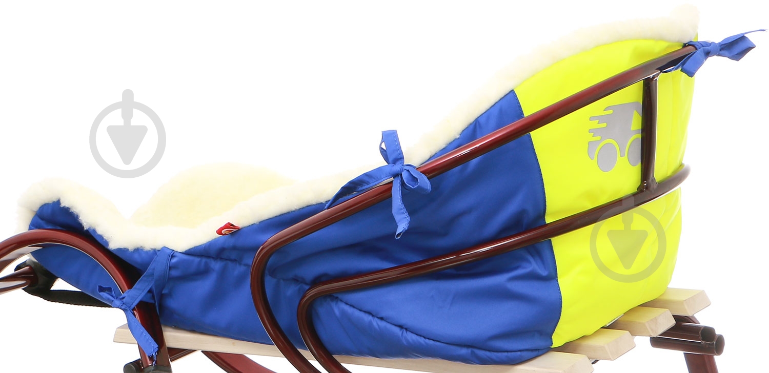 Матрас для санок синій - фото 2
