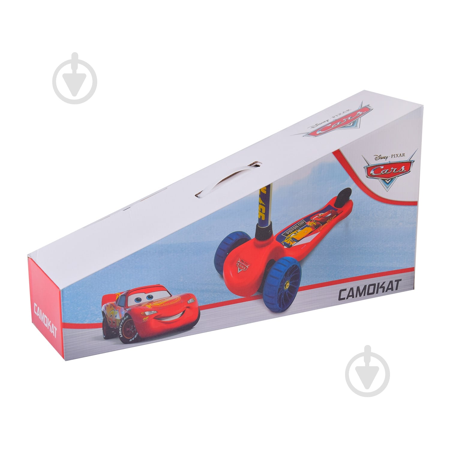 Самокат Disney Cars красный LS2214 - фото 6