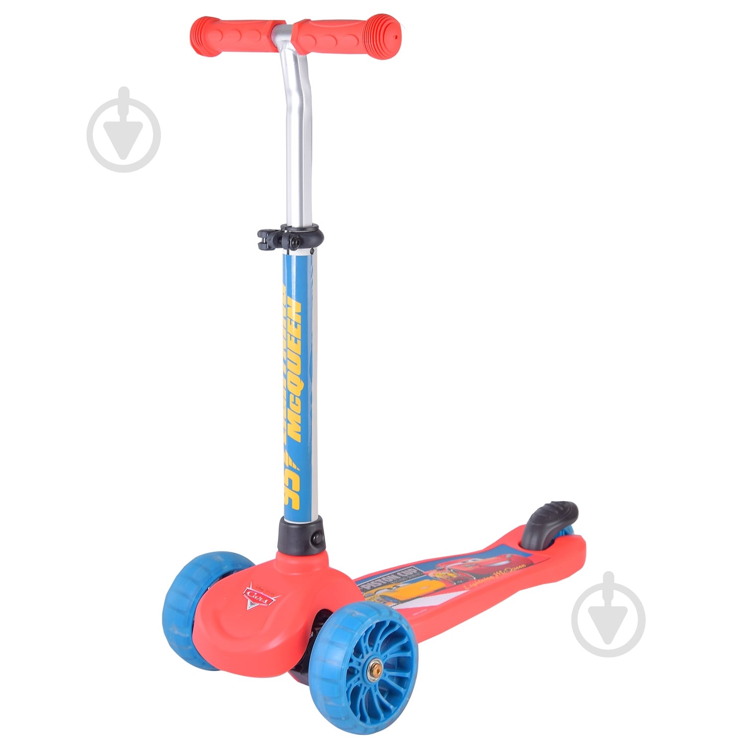Самокат Disney Cars красный LS2214 - фото 3