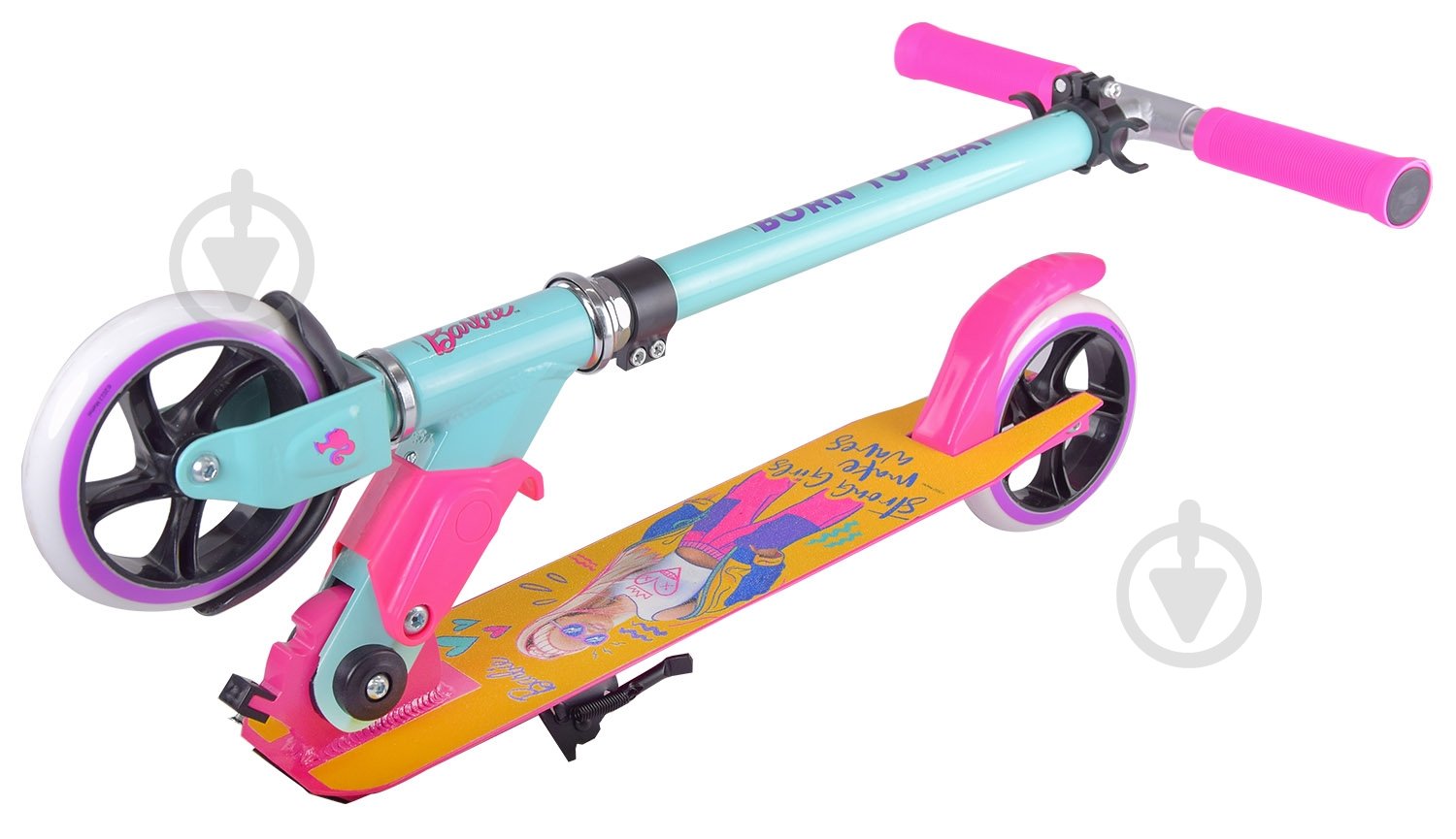 Самокат Disney Barbie розовый SC22012 - фото 7