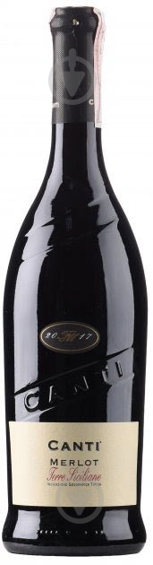 Вино Canti Merlot Terre Siciliane красное сухое 0,75 л - фото 1 Вино Canti Merlot Terre Siciliane красное сухое 0,75 л - фото 1
