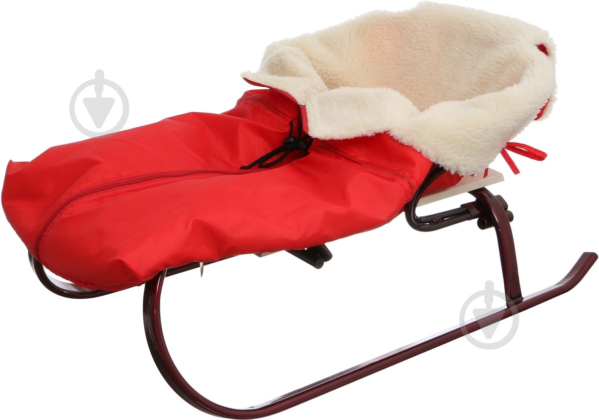 Матрас для санок конверт червоний - фото 1