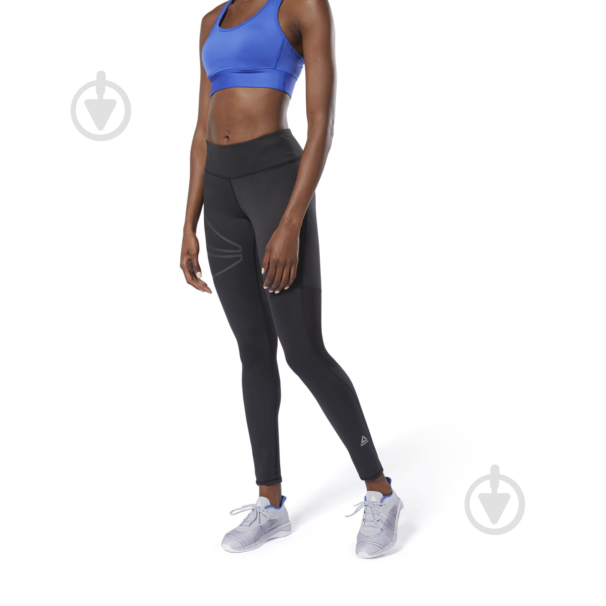 Лосины Reebok OSR REFLECT TIGHT DU4259 р.M черный - фото 1