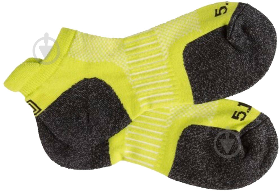 Носки 5.11 Tactical ABR Training Sock[019] Gecko черно-желтый р.S - фото 2