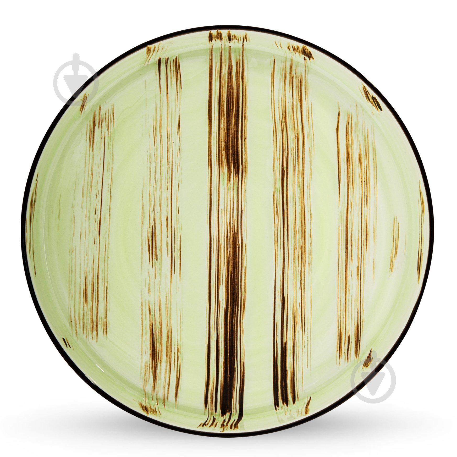 Тарелка обеденная Wilmax Scratch Pistachio с бортиком 28 см WL-668120/A - фото 1 Тарелка обеденная Wilmax Scratch Pistachio с бортиком 28 см WL-668120/A - фото 1