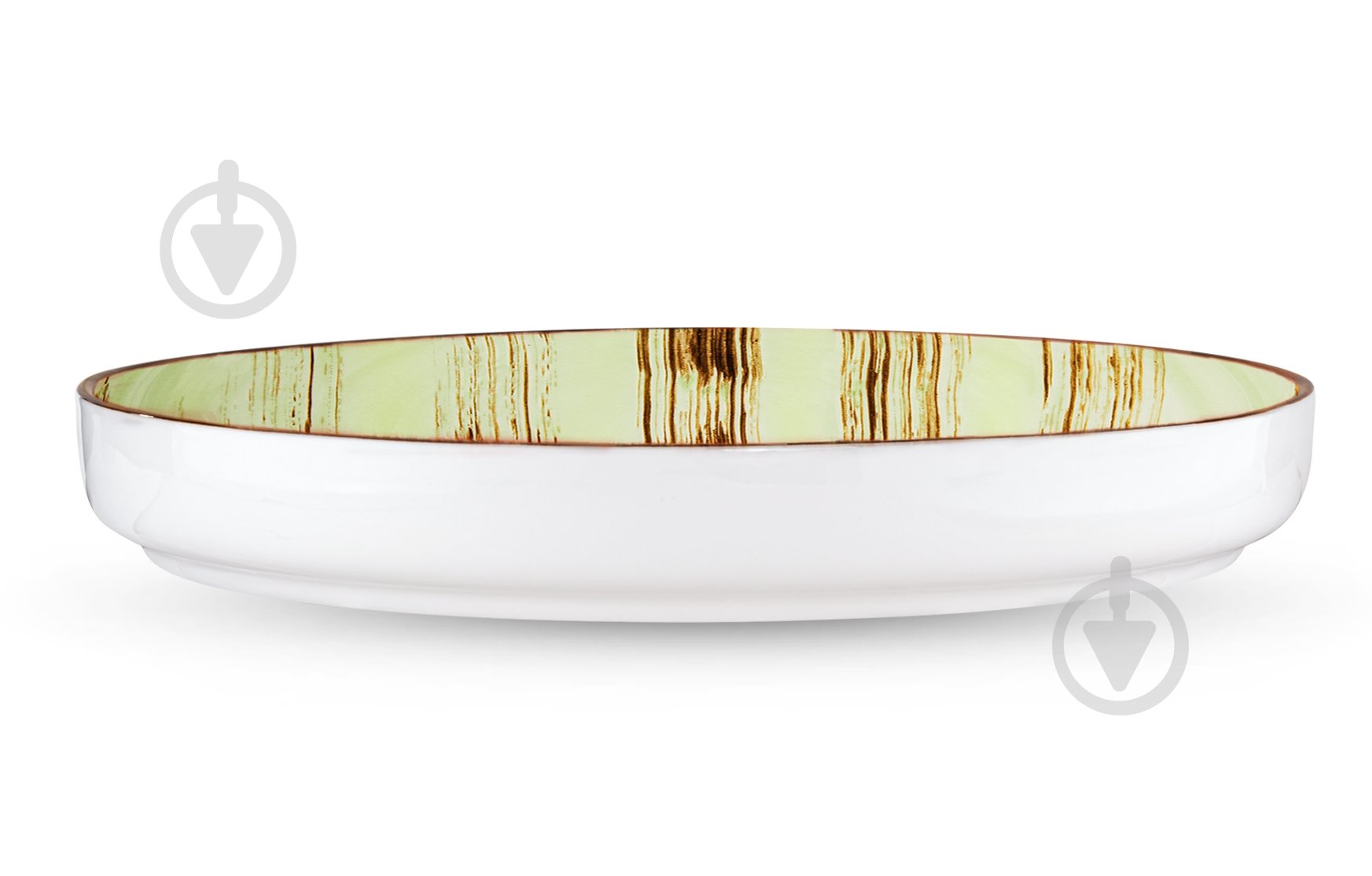 Тарелка обеденная Wilmax Scratch Pistachio с бортиком 28 см WL-668120/A - фото 2 Тарелка обеденная Wilmax Scratch Pistachio с бортиком 28 см WL-668120/A - фото 2