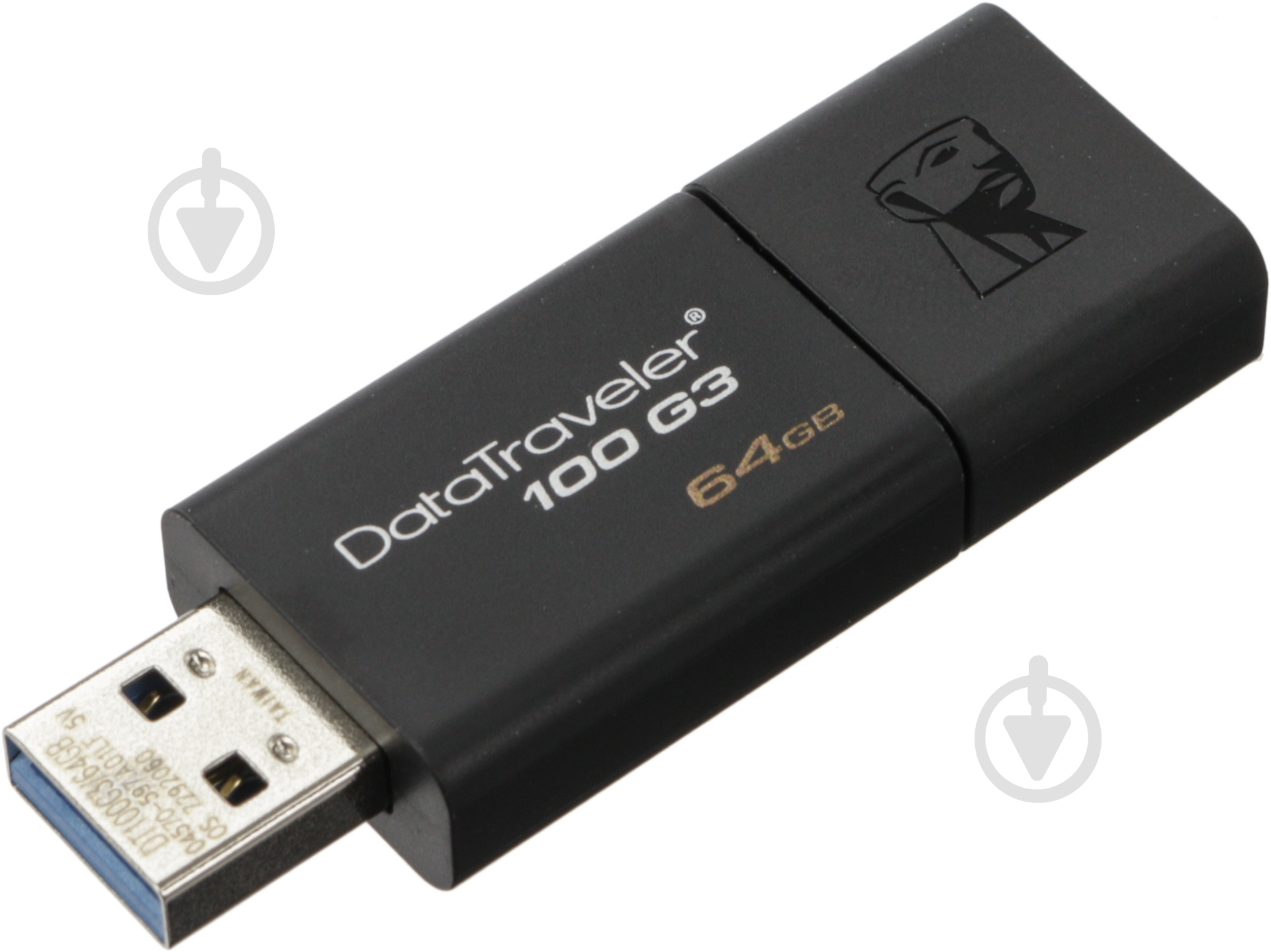 Флеш-память USB Kingston DataTraveler 100 G3 64 ГБ USB 3.0 - фото 2