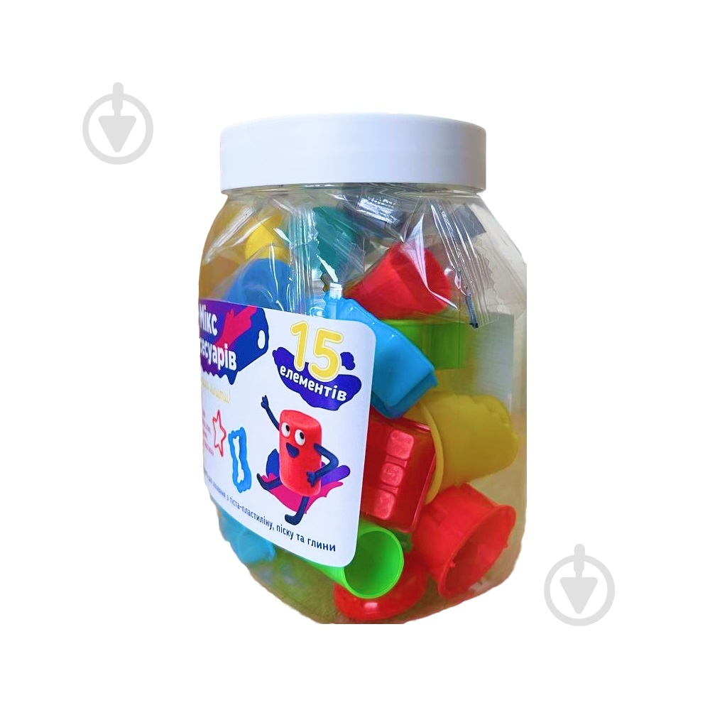 Набір для ліплення DGT-ART мікс аксесуарів 15 елементів FOR11 - фото 3 Набір для ліплення DGT-ART мікс аксесуарів 15 елементів FOR11 - фото 3