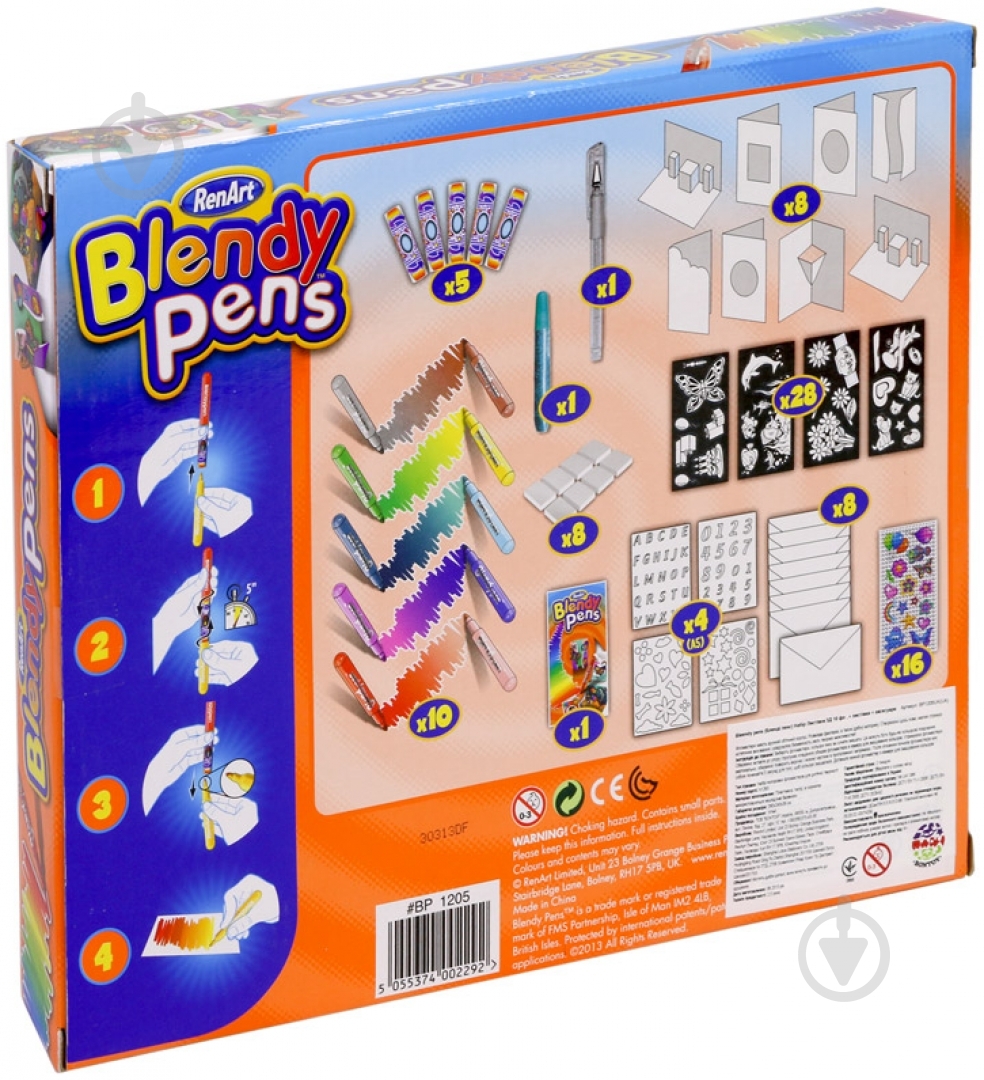 Набор для рисования RenArt Blendy Pens BP1205UK(UA) - фото 3