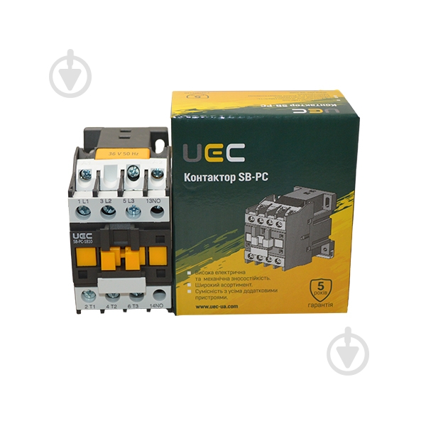 Контактор UEC SB-РC PC1-SB-018-36-10 - фото 2