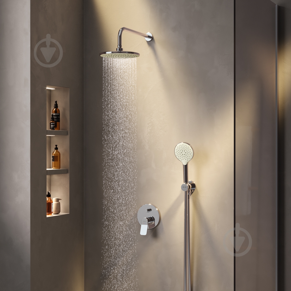 Набор смесителей для душа AM.PM X-Joy хром FB85A1RH20 - фото 3 Набор смесителей для душа AM.PM X-Joy хром FB85A1RH20 - фото 3