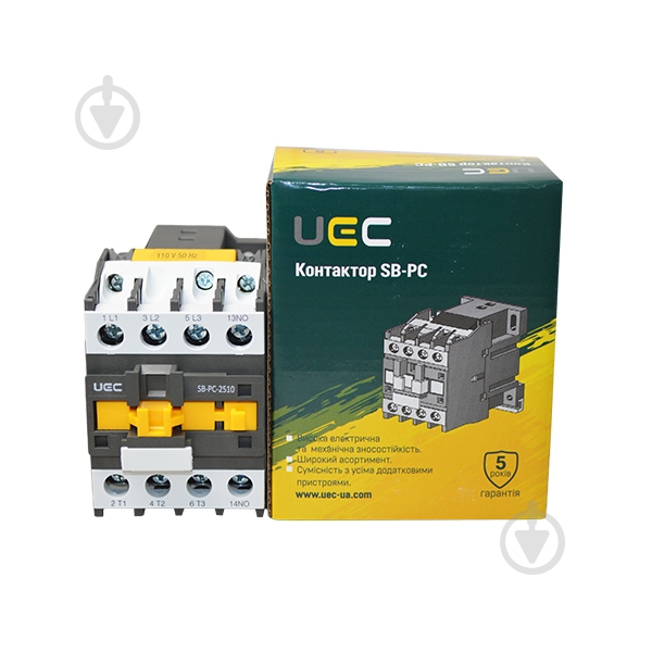 Контактор UEC SB-РC PC2-SB-025-110-10 - фото 2 Контактор UEC SB-РC PC2-SB-025-110-10 - фото 2
