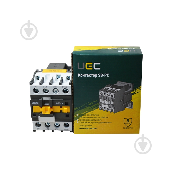 Контактор UEC SB-РC PC2-SB-025-110-01 - фото 2 Контактор UEC SB-РC PC2-SB-025-110-01 - фото 2