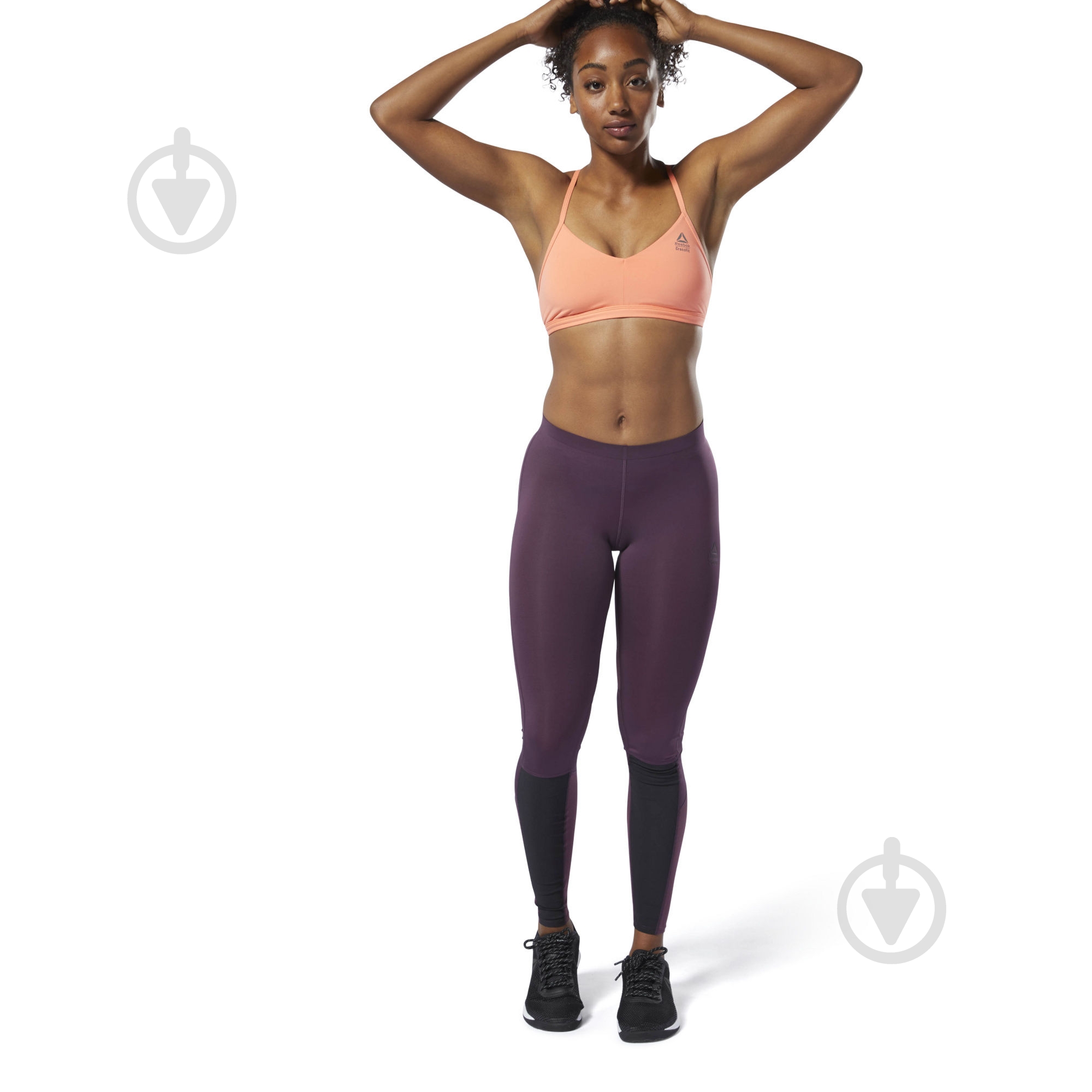 Лосины Reebok RC Comp Tight DU5086 р.S фиолетовый - фото 1