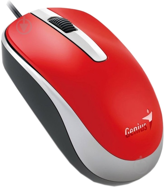 Мышь Genius DX-120 USB Red (31010105104) - фото 1 Мышь Genius DX-120 USB Red (31010105104) - фото 1