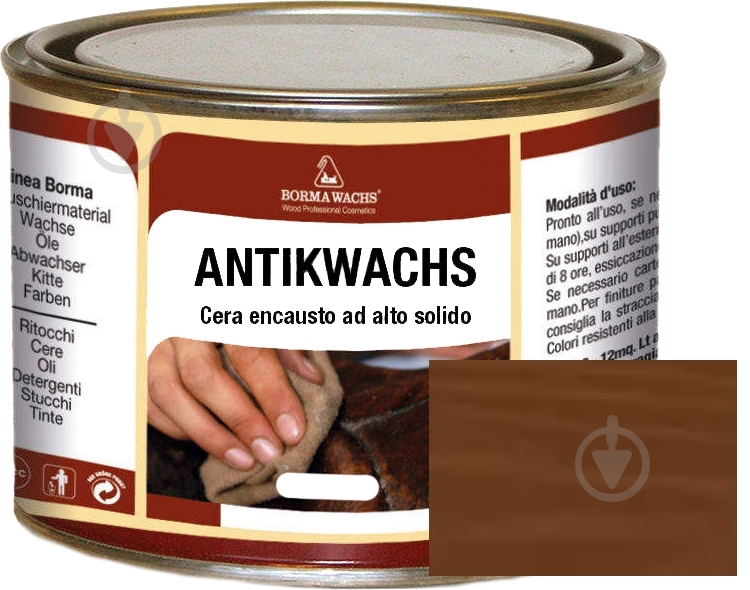 Віск Borma Wachs ANTIK WACHS 3410 52 дуб темний глянець 0,5 л 0,819 кг - фото 1