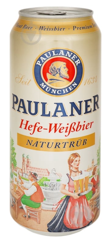 Пиво Paulaner Hefe-Weissbier 500 мл - фото 3