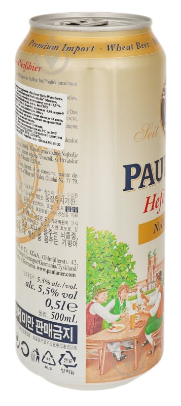 Пиво Paulaner Hefe-Weissbier 500 мл - фото 4