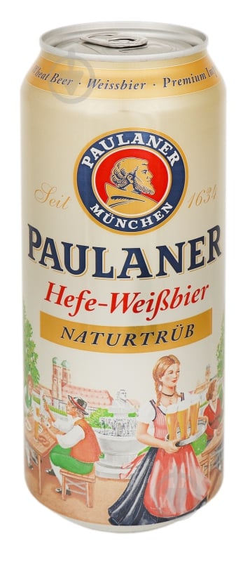 Пиво Paulaner Hefe-Weissbier 500 мл - фото 7