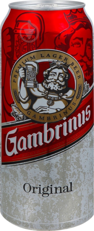 Пиво Gambrinus ж/б 4,3% 500 мл - фото 1