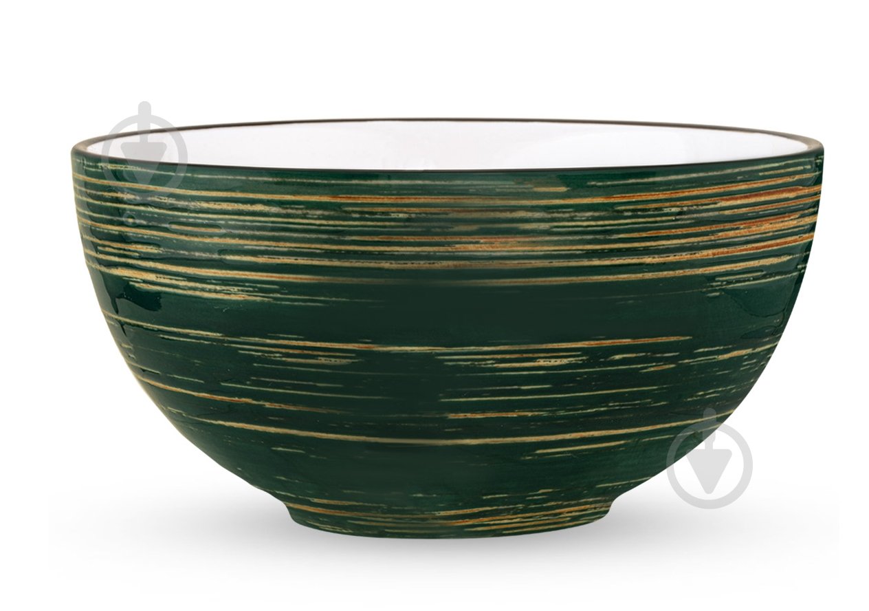 Салатник Wilmax Spiral Green 16,5 см 1000 мл WL-669531/A - фото 1