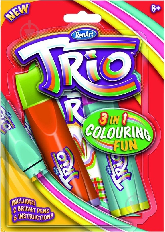 Набор для рисования RenArt 2 фломастера TR2003UK(UA) - фото 1 Набор для рисования RenArt 2 фломастера TR2003UK(UA) - фото 1