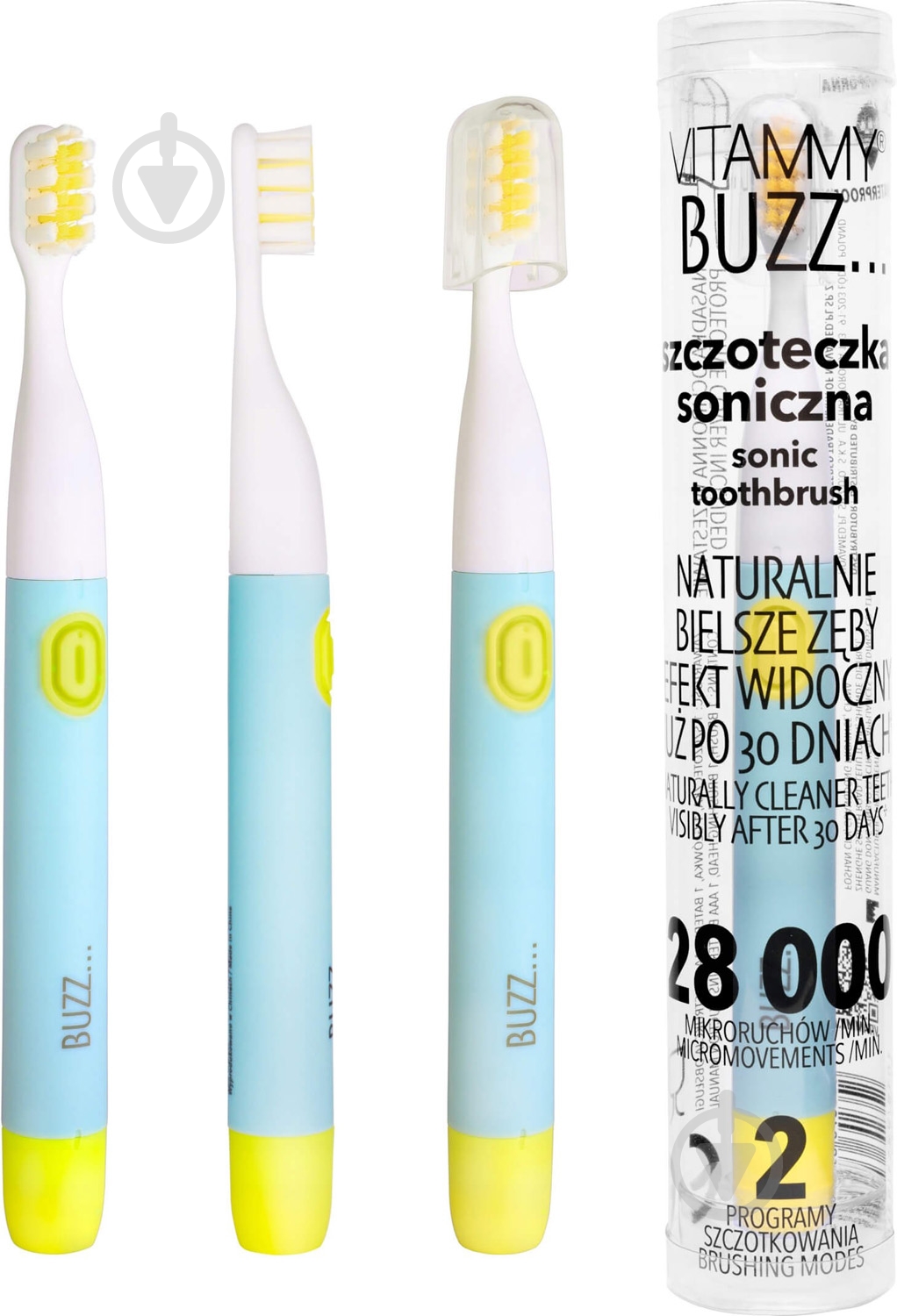 Электрическая зубная щетка Vitammy Buzz Mint-Lemon TOW015084 - фото 4