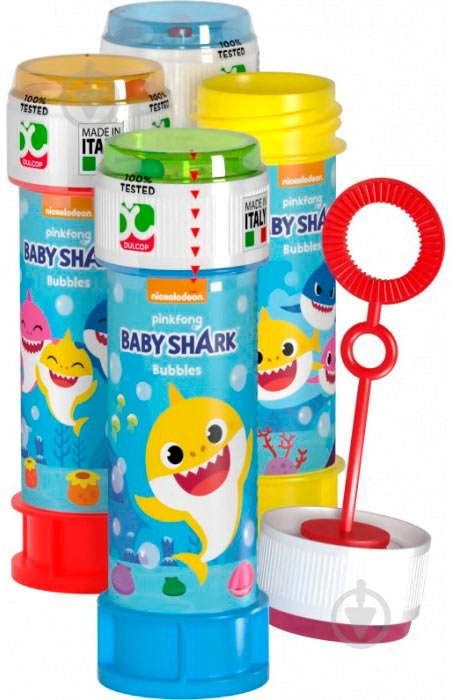Мильні бульбашки Dulcop 60 мл Baby Shark 103.880200 - фото 2