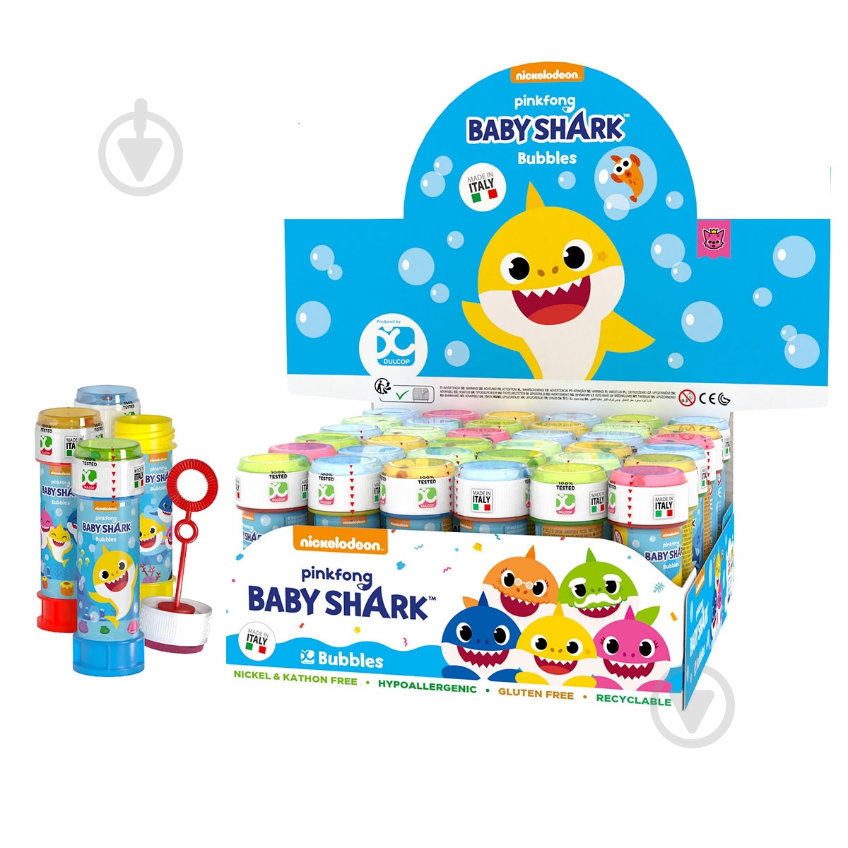 Мильні бульбашки Dulcop 60 мл Baby Shark 103.880200 - фото 3